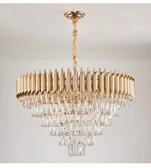 Mensae Spiked Tube Crystal Chandelier