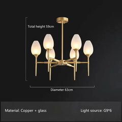 Merope Tulip Bud Branch Chandelier