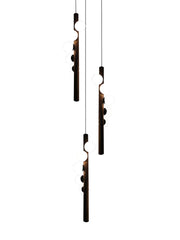 Girtab Globe Rod Staircase Chandelier
