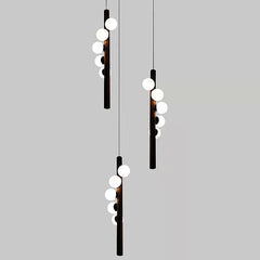 Girtab Globe Rod Staircase Chandelier