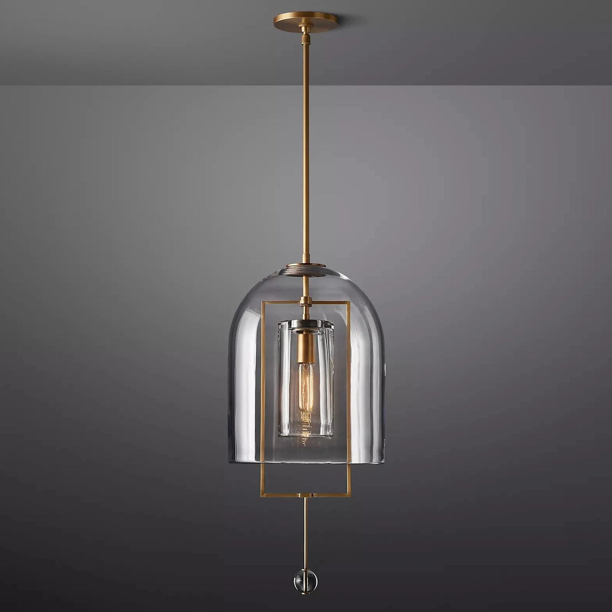 Saiph Framed Glass Pendant Lamp