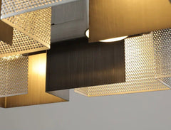 Homam Mesh Box Chandelier