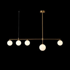 Hamal Linear Drop Globe Pendant Lamp