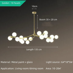Hamal Canopy Globe Chandelier