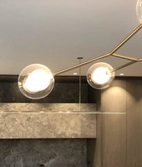 Hamal Angular Globe Branch Chandelier