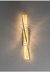 Adhafera Twisted Crystal Bar Wall Lamp