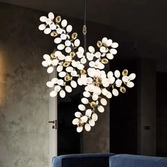 Merope Petal Disc Branch Chandelier