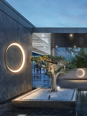 Moon Crescent Halo Wall Lamp