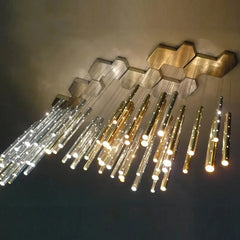 Castula Tube Cascade Chandelier