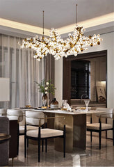 Taygeta Frosted Grape Chandelier
