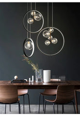 Mimosa Floating Bubble Ring Chandelier