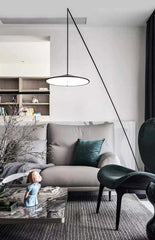 Nihal Arc Disc Floor Lamp