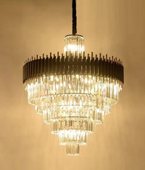 Mensae Tiered Crystal Chandelier