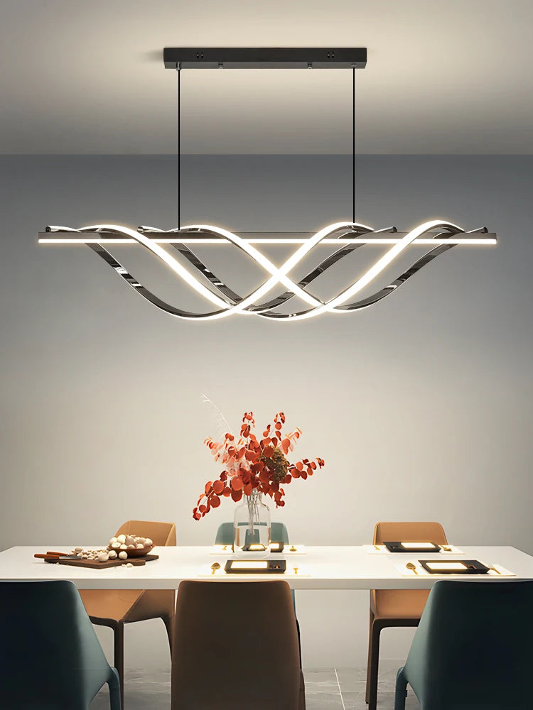 Nekkar Interlaced Ribbon Chandelier
