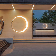 Moon Crescent Halo Wall Lamp