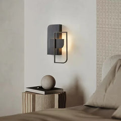 Fawaris Layered Panel Frame Wall Lamp