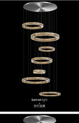 Alnair Tiered Crystal Ring Chandelier