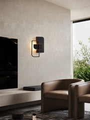 Fawaris Layered Panel Frame Wall Lamp