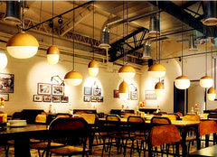 Achird Wood Cap Globe Pendant Lamp