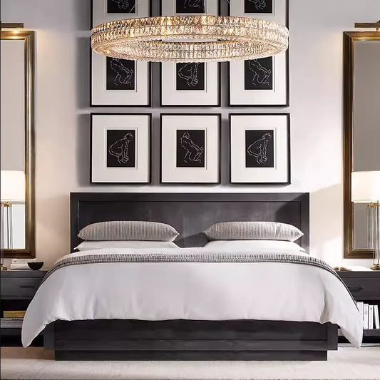 Alnair Double Crystal Ring Chandelier