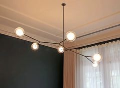 Hamal Angular Globe Branch Chandelier
