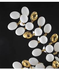 Merope Petal Disc Branch Chandelier