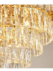Mensae Spiked Tube Crystal Chandelier