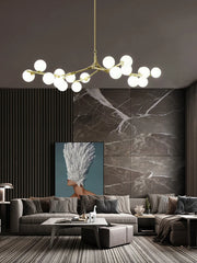 Hamal Canopy Globe Chandelier