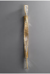 Adhafera Twisted Crystal Bar Wall Lamp