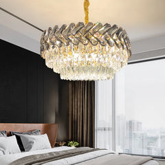 Sarin Chevron Crystal Chandelier