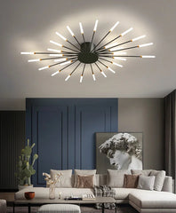 Brachium Starburst Rod Ceiling Light