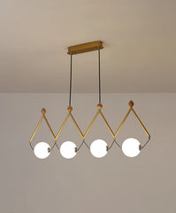 Seginus Accordion Globe Chandelier