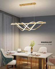 Nekkar Interlaced Ribbon Chandelier