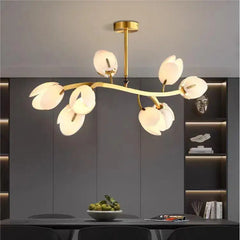 Merope Tulip Bloom Chandelier