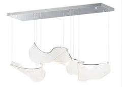 Atria Sculpted Ribbon Chandelier