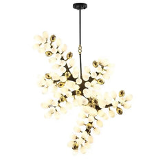 Merope Petal Disc Branch Chandelier