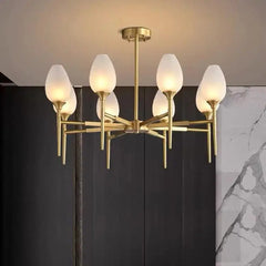 Merope Tulip Bud Branch Chandelier