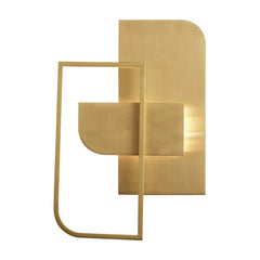 Fawaris Layered Panel Frame Wall Lamp