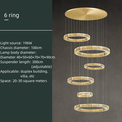 Alnair Crystal Ring Chandelier