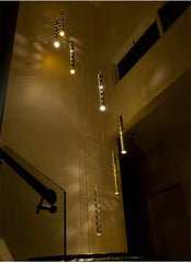 Castula Tube Cascade Chandelier