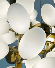 Taygeta Frosted Grape Chandelier