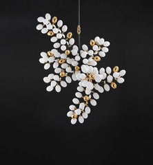 Merope Petal Disc Branch Chandelier