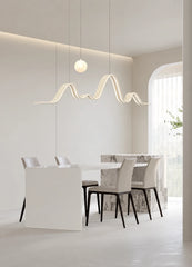 Albali Peaked Wave Globe Pendant Lamp