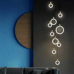 Regor Wood Accent Ring Chandelier