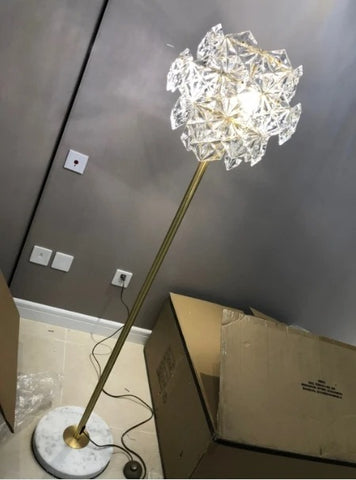 Diphda Nordic Crystal Floor Lamp