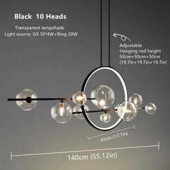 Mimosa Ring Bubble Chandelier