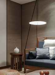 Nihal Arc Disc Floor Lamp