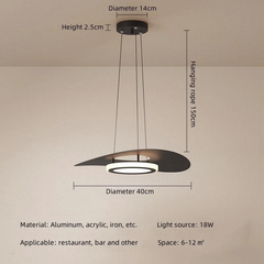 Denebola Halo Hat Pendant Lamp