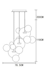 Centaurus Magic  Ball Chandelier