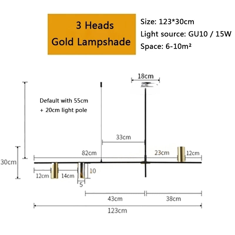 Biham Linear Cylinder Pendant Lamp